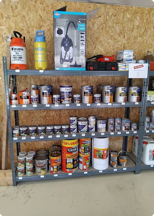 travaux de menuiserie